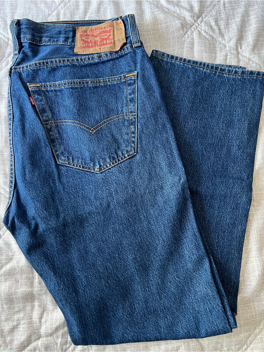 Levi's Classic 501 Straight Leg Jeans - Dark Blue
